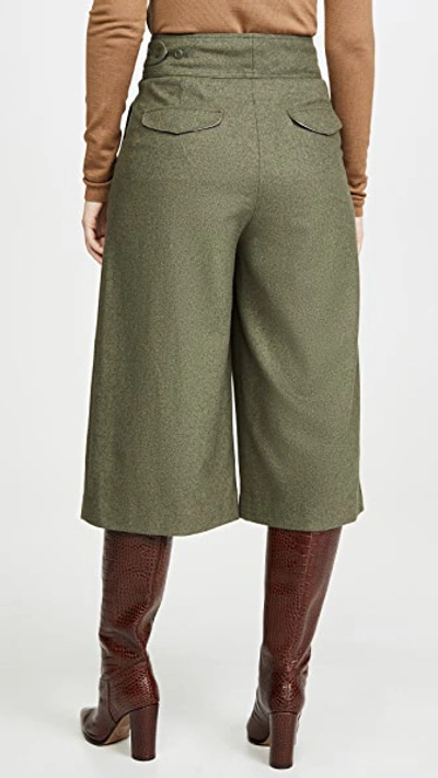 Shop Rag & Bone Aubrey Culottes In Olive