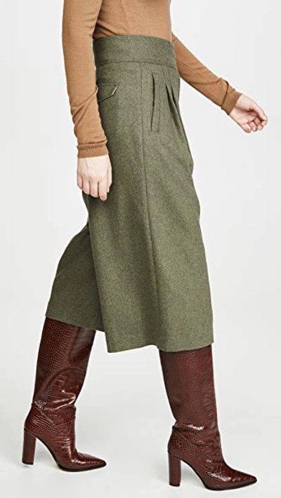 Shop Rag & Bone Aubrey Culottes In Olive