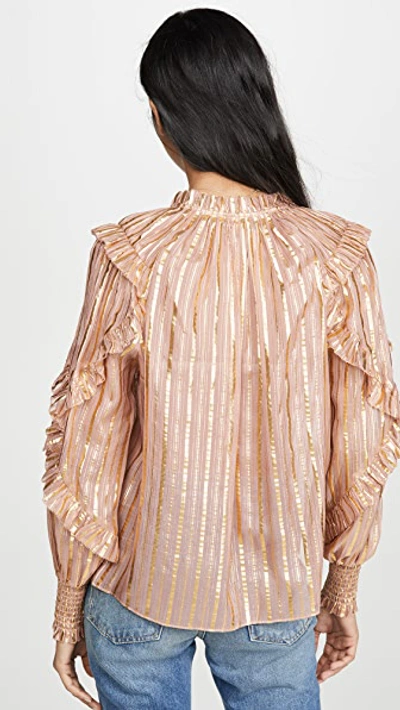 Shop Ulla Johnson Lucinda Blouse In Rose