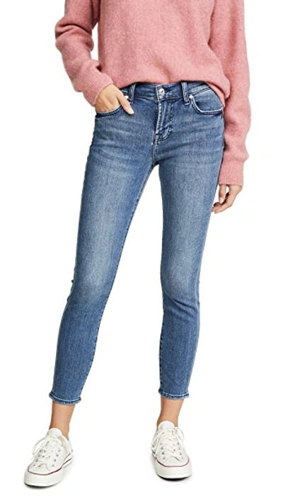 Shop 7 For All Mankind Ankle Skinny Jeans In Authentic Destiny