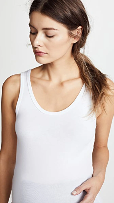 Shop Ingrid & Isabel Scoop Neck Maternity Tank In Bright White