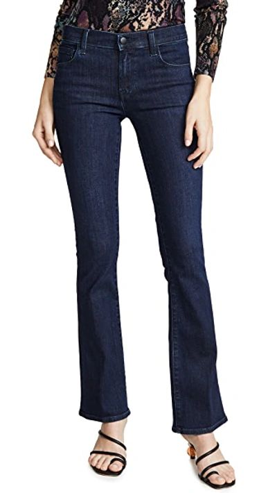 Shop J Brand Sallie Mid Rise Boot Cut Jeans In Reality