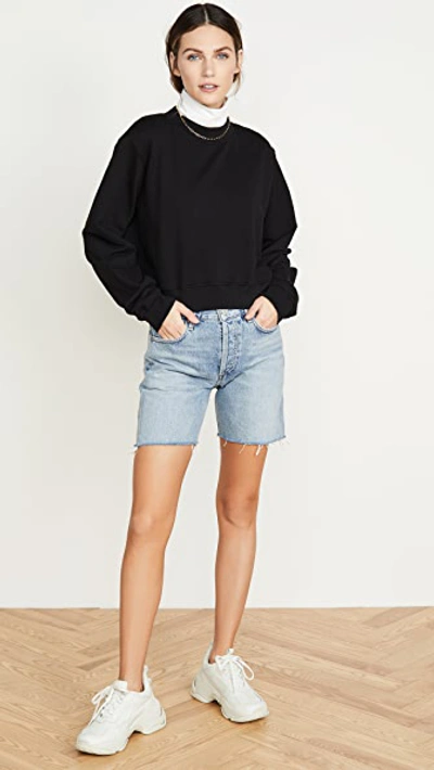 Agolde rumi hotsell mid length shorts