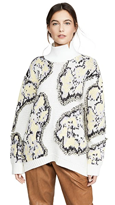 Fil Coupe Abstract Daisy Sweater