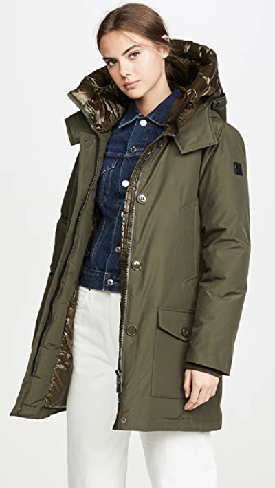 Shop Woolrich W's Arctic Parka In Dark Green