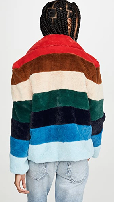 Shop Blank Denim Rainbow Pop Coat