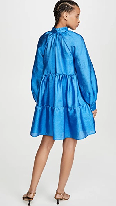Shop Stine Goya Jasmine Dress In Blue