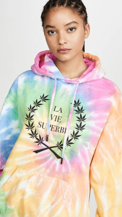 La Vie Superbe Tie Dye Hoodie