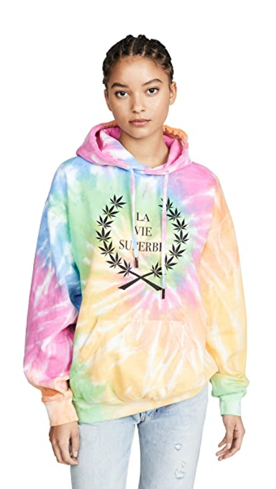 La Vie Superbe Tie Dye Hoodie