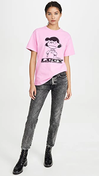 Shop Marc Jacobs The Peanuts T-shirt In Pink