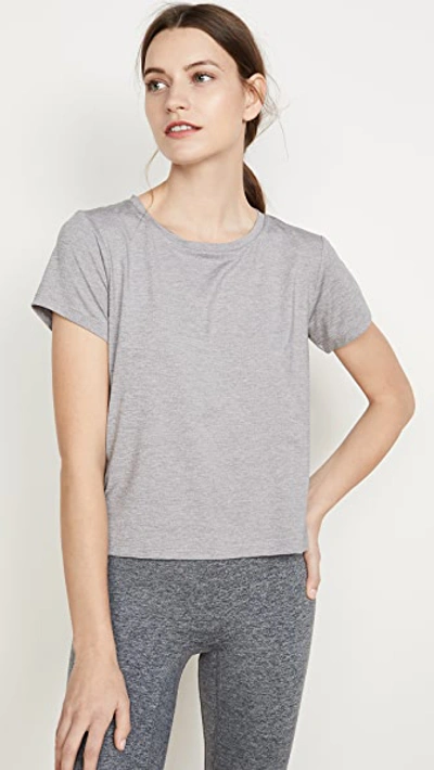 Shop We Over Me Foundation Crew Tee In Light Grey