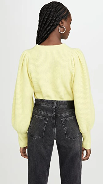 Shop A.l.c Eliana Sweater In Citron