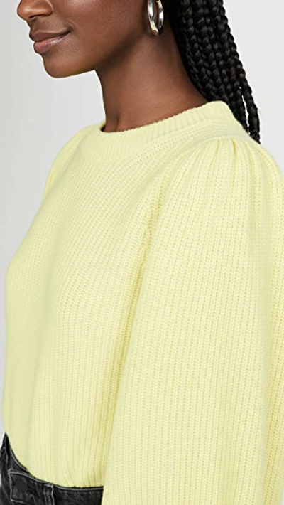 Shop A.l.c Eliana Sweater In Citron