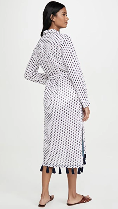 Shop Roller Rabbit Little Pema Danae Kurta Cover Up In White