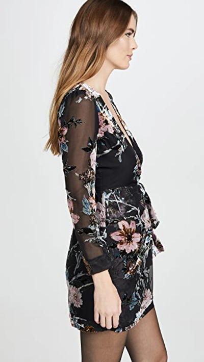 Shop Yumi Kim Wild Bloom Dress In Timeless Velvet Burnout