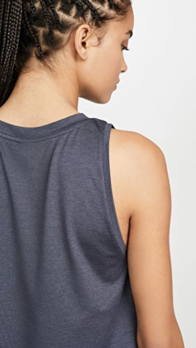 Shop We Over Me Foundation Crew Tank In Charcoal