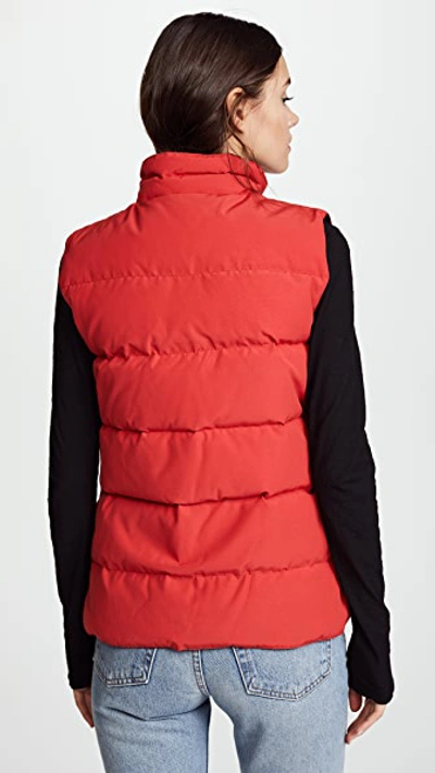 Shop Canada Goose Freestyle Vest Red