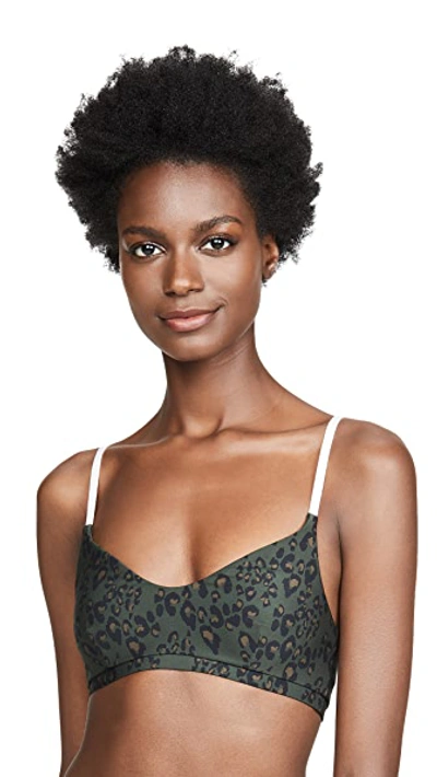 Shop The Upside Army Leopard Ballet Bra