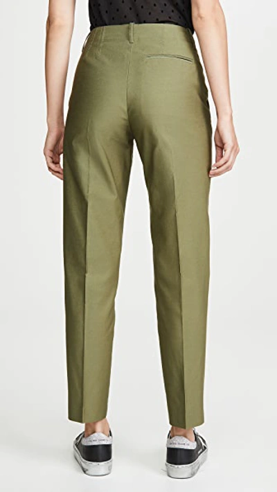 Shop Apc Pantalon Augusta In Kaki