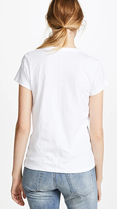 Rag & Bone Slub-texture Pima-cotton T-shirt In Bright White