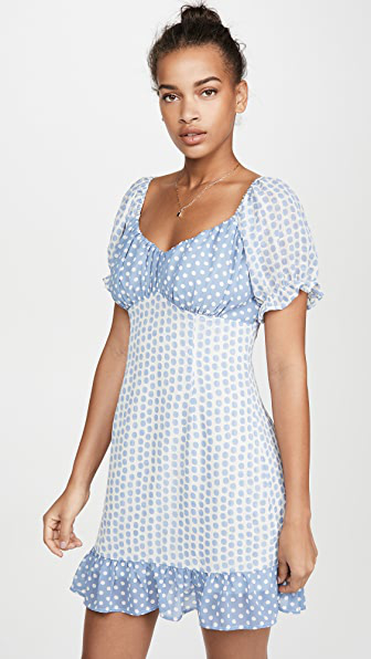 moon river polka dot dress