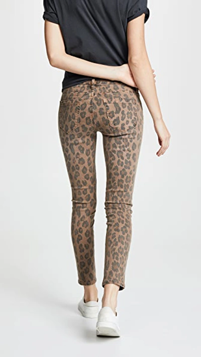 Shop Blank Denim Leopard Print Skinny Jeans In Catwalk