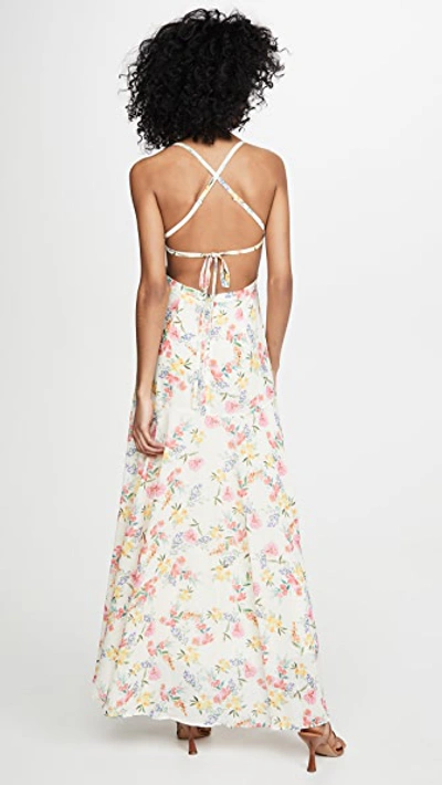 Shop Yumi Kim Day Date Maxi Dress In Mulberry Ivory