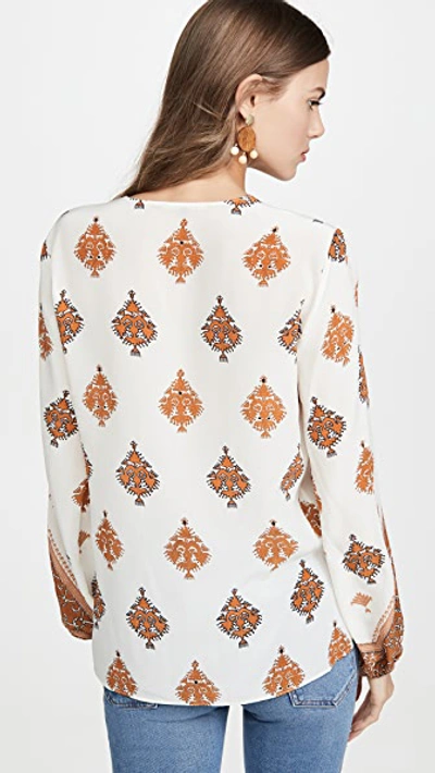 Shop Kobi Halperin Ryan Blouse In Ivory