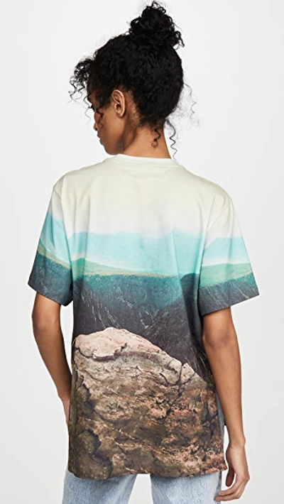 Shop Stella Mccartney Leopard Scene Jersey T-shirt In Multi Color