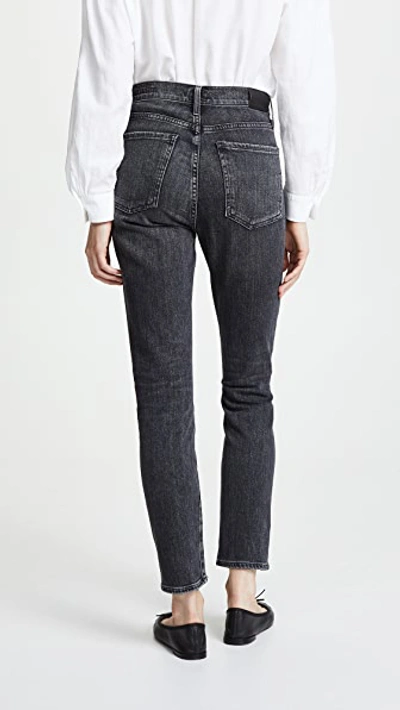 Shop Citizens Of Humanity Olivia High Rise Slim Ankle Jeans In Wren