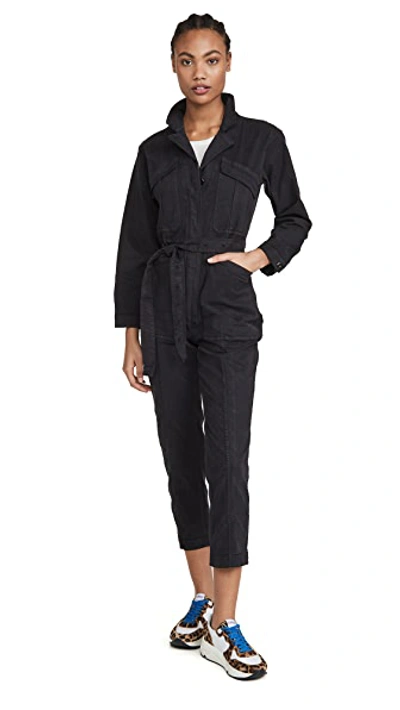 Shop Alex Mill Expedition Jumpsuit In Black