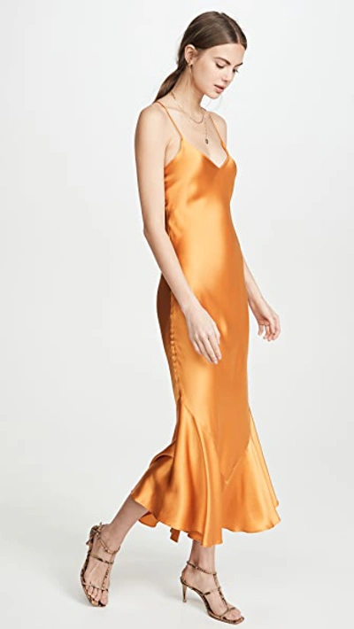 Shop Alix Seneca Dress In Saffron