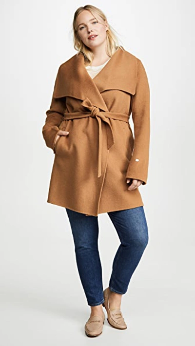 Shop Soia & Kyo Britta Coat In Camel