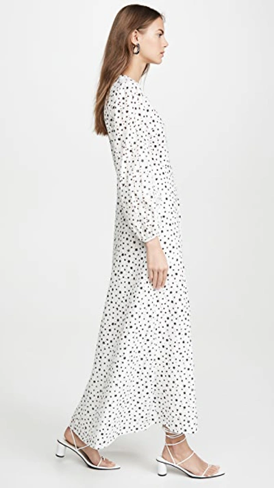 Shop Rixo London Blaire Dress In Mini Star White Black