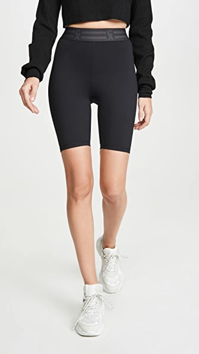 Shop Good American Active The Icon Bike Shorts In Black001