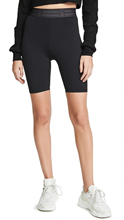 Shop Good American Active The Icon Bike Shorts In Black001