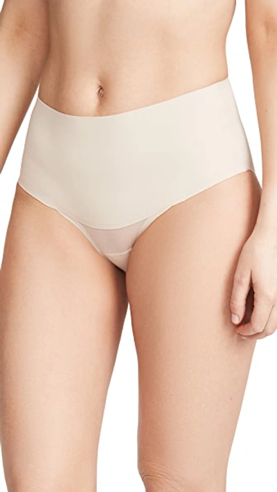 Spanx Smooth Undie-tectable Brief Soft Almond In Neutral