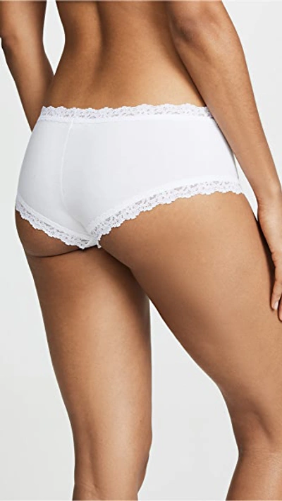 Shop Hanky Panky Cotton With A Conscience Boy Shorts In White