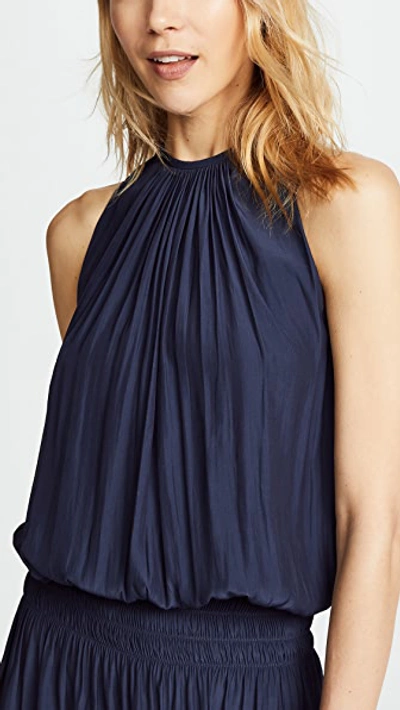 Shop Ramy Brook Paris Sleeveless Dress In Navy