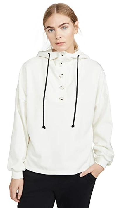 Shop The Range Contral Terry Hoodie In Dove