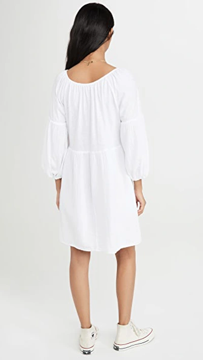 Shop Velvet Malia Dress In White