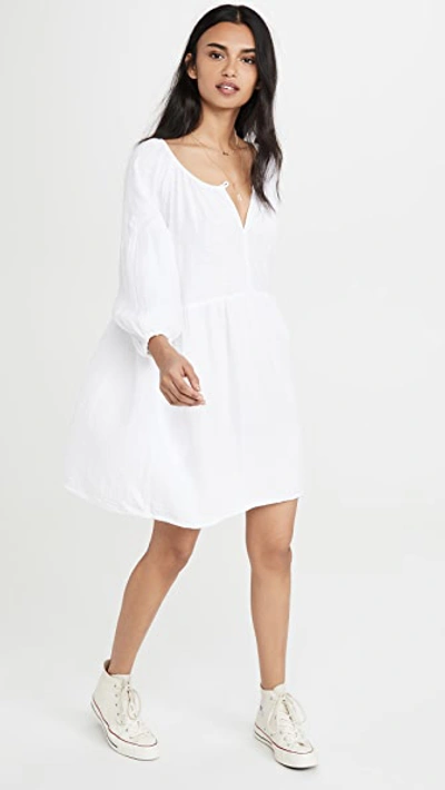 Shop Velvet Malia Dress In White