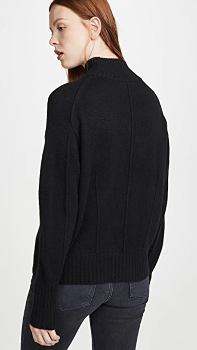 Shop 360 Sweater Lyla Cashmere Sweater In Black