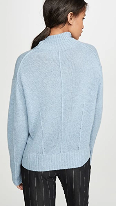Shop 360 Sweater Lyla Cashmere Sweater In Stonewash