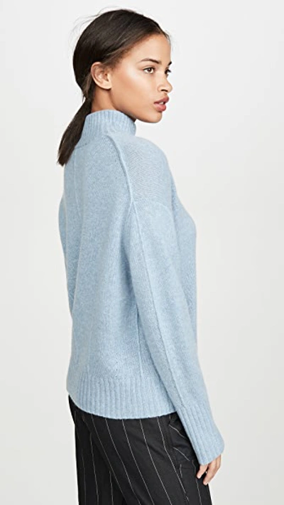 Shop 360 Sweater Lyla Cashmere Sweater In Stonewash