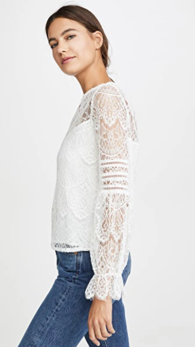 Shop Bb Dakota Smoke & Mirrors Top In Ivory