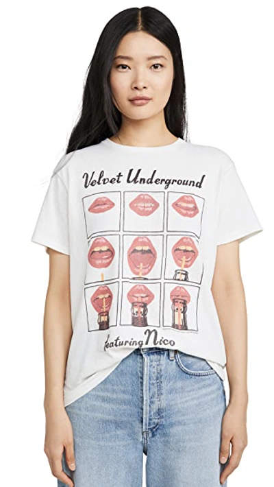 Shop R13 Velvet Underground Lips In Ecru