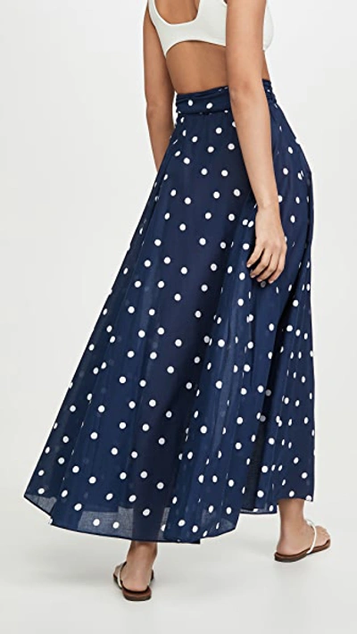 Shop Tigerlily Hanini Maxi Skirt In Navy