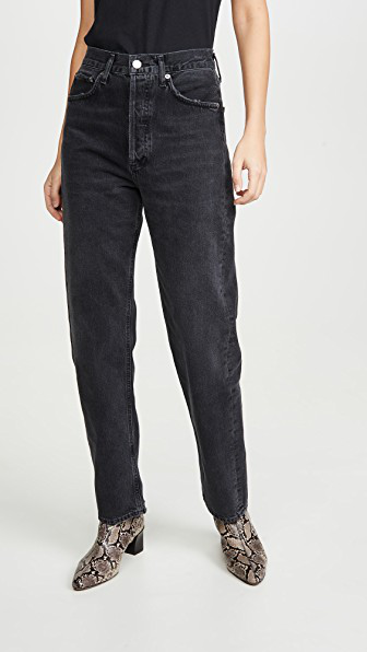 agolde mid rise 90's loose fit jeans