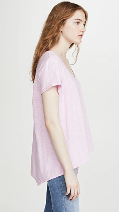 Shop Wilt Deep V Shrunken Tee In Pepto